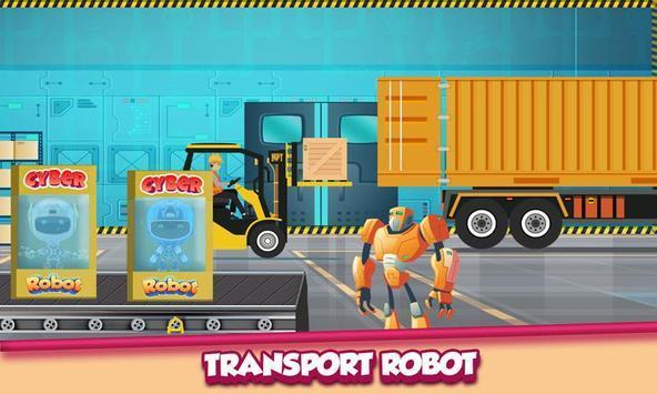 玩具机器人工厂游戏(toy robot factory robot builder game for kids)