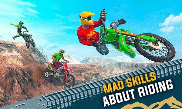 疯狂的自行车赛车特技游戏(Crazy Bike Racing Stunt Game)