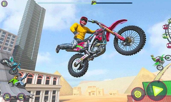 疯狂的自行车赛车特技游戏(Crazy Bike Racing Stunt Game)