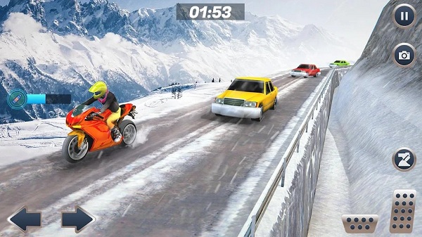 山地自行车雪地摩托赛最新版(Mountain Bike Snow Moto Racing)