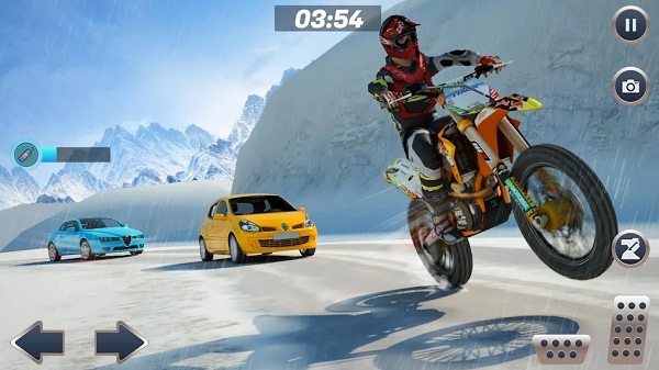 山地自行车雪地摩托赛最新版(Mountain Bike Snow Moto Racing)