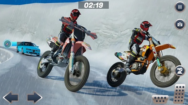 山地自行车雪地摩托赛最新版(Mountain Bike Snow Moto Racing)