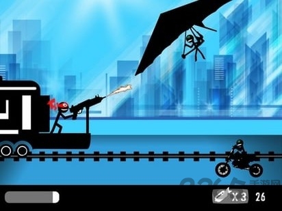 火柴人列车射击游戏(stickman train shooter)