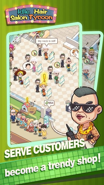 美发沙龙大亨最新版(idle hair salon tycoon)