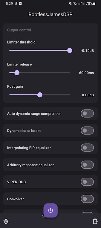 RootlessJamesDSP app