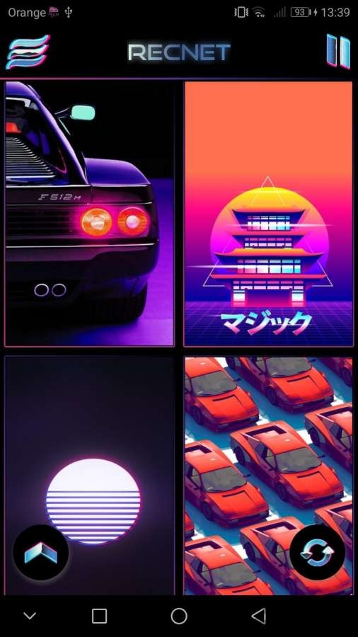 retrowave sallpapers手机版(复古壁纸)