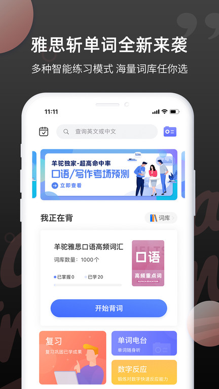 雅思斩单词app