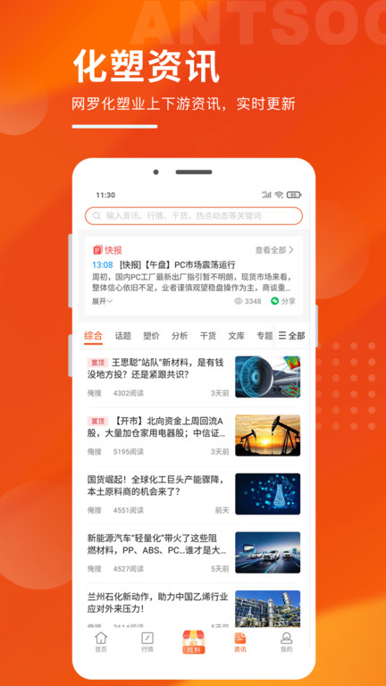 俺搜塑料行情App