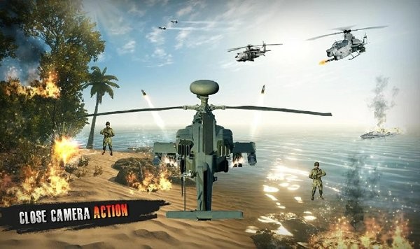 武装直升机战斗模拟器最新版(gunship helicopter attack)