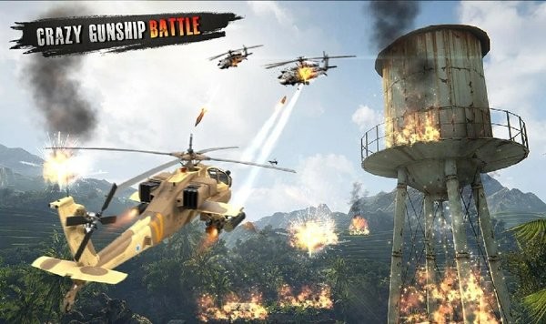 武装直升机战斗模拟器最新版(gunship helicopter attack)