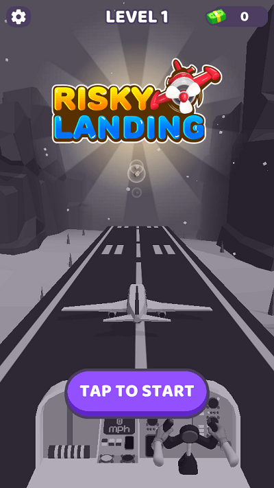 风险降落小游戏(risky landing)