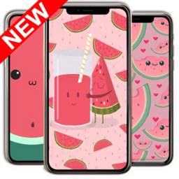 西瓜壁纸软件(cute kawaii watermelon)