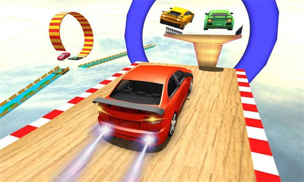 特技赛车飞跃极限最新版(car racing stunt game)