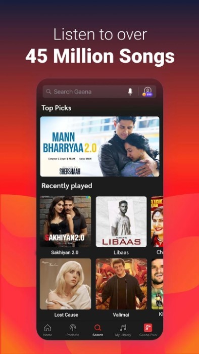 gaana music app