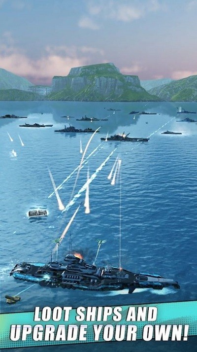 战舰射手游戏(idle fleet warship shooter)