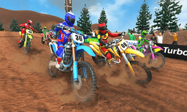 3d摩托车越野赛游戏(dirt track racing motocross)