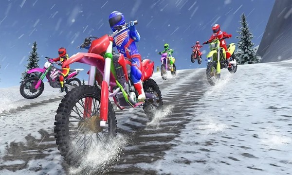 3d摩托车越野赛游戏(dirt track racing motocross)