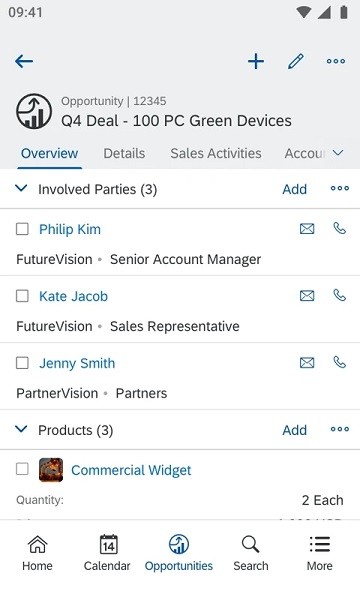 sap cloud for customer app