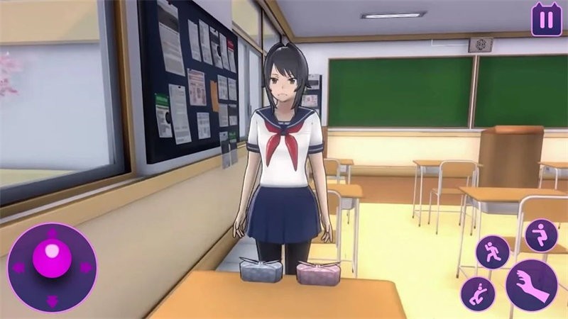 樱花日本高中3d游戏(sakura japanese high school 3d)