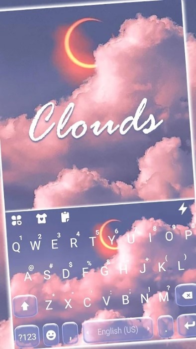 aesthetic clouds主题键盘app