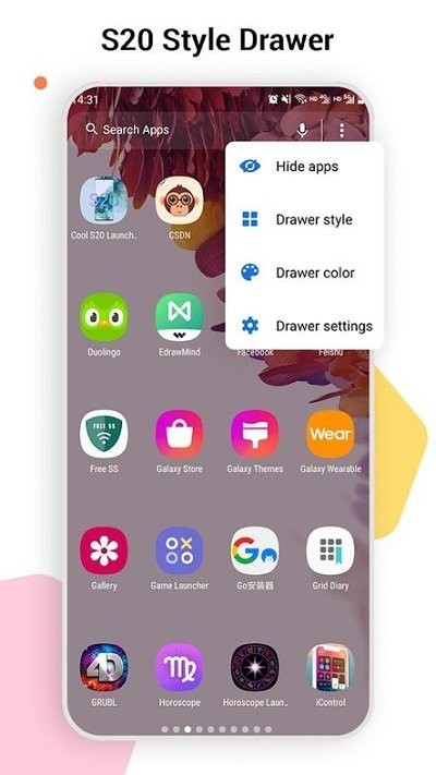 三星s20启动器安卓app(so 20 launcher)