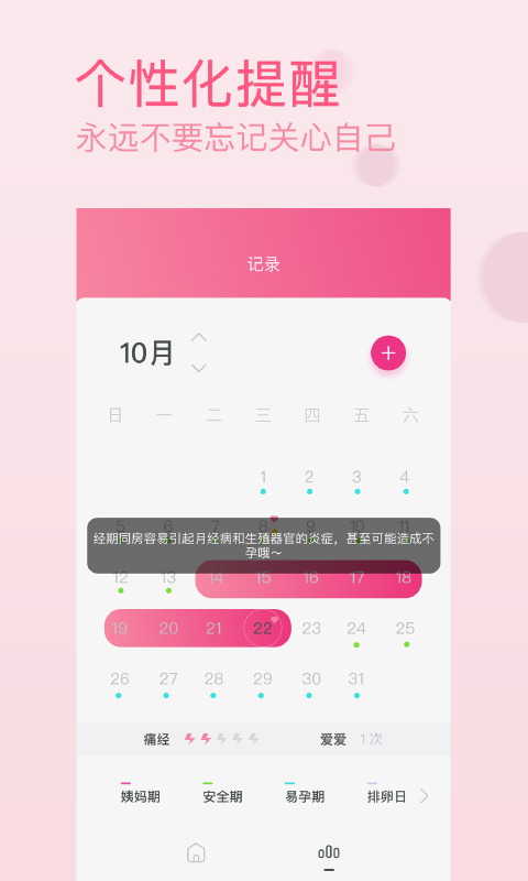 大姨妈经期app