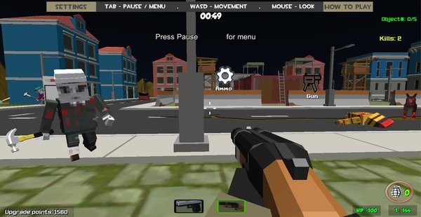 像素僵尸生存游戏(multigun arena 3d zombie)