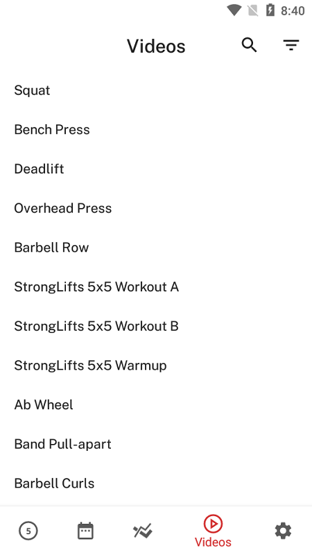 stronglifts app