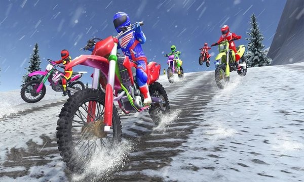 越野摩托车赛车游戏(dirt track racing motocross)