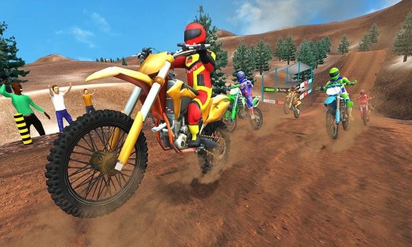 越野摩托车赛车游戏(dirt track racing motocross)