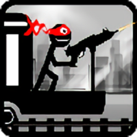 火柴人列车射击游戏(stickman train shooter)