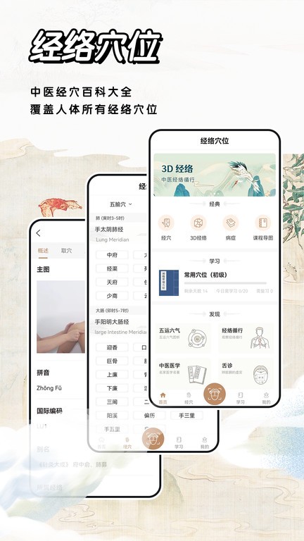 经络穴位标准指南app