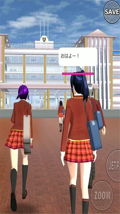 樱花校园模拟器高马尾中文版(sakura schoolsimulator)