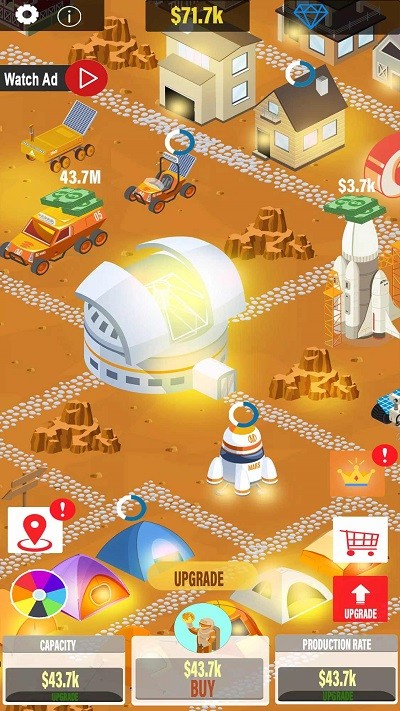 火星镇城市建设游戏(Mars Town: City Building Games)