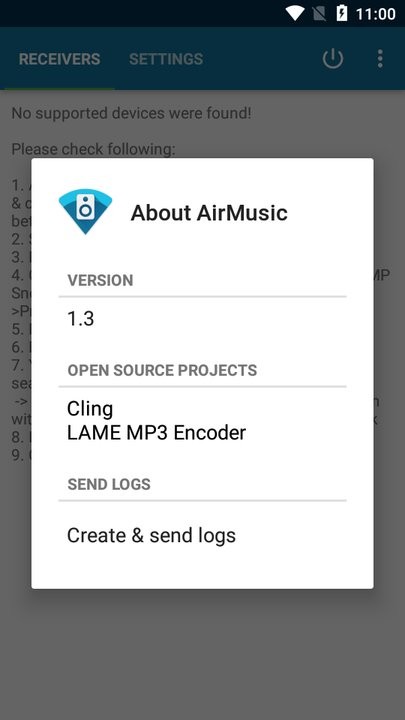 airmusic trial app