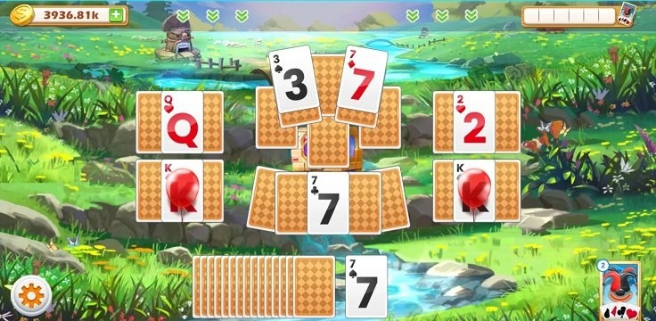 纸牌家居设计游戏(solitaire)