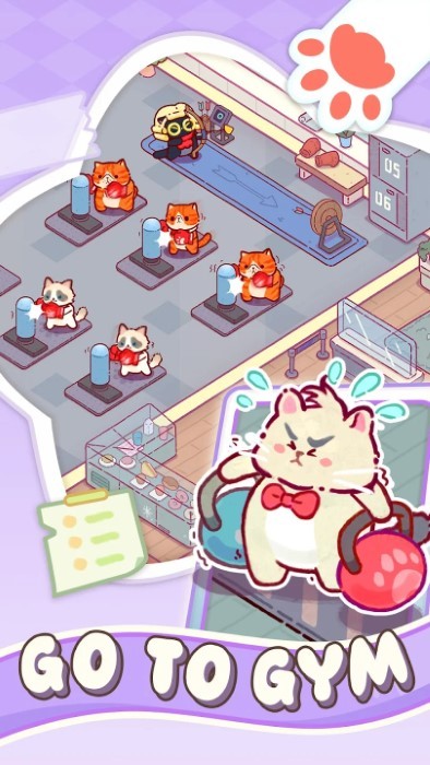 猫咪健身房游戏(kitty gym idle cat games)