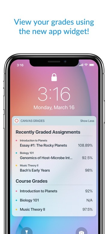 canvas student app