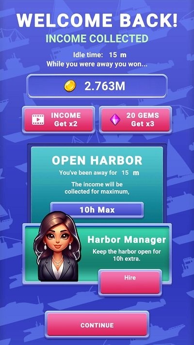 放置巨型港口大亨最新版(idle mega harbor tycoon)