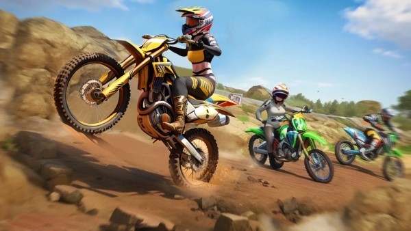 摩托越野赛车手游(motocross bike racing game)