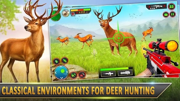 野生猎鹿模拟器游戏(wild deer hunting simulator)