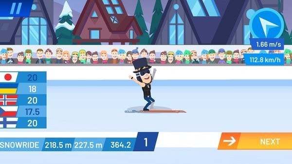 滑雪跳跃挑战最新版(ski jump challenge)