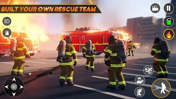 消防车模拟游戏最新版(firefighter truck simulation game)