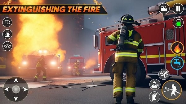 消防车模拟游戏最新版(firefighter truck simulation game)