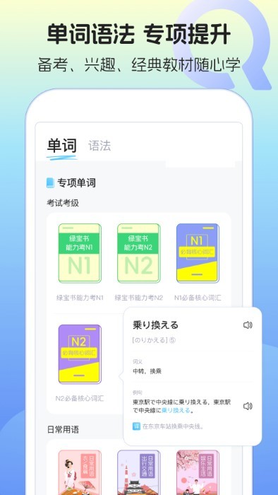 日语单词语法学习app